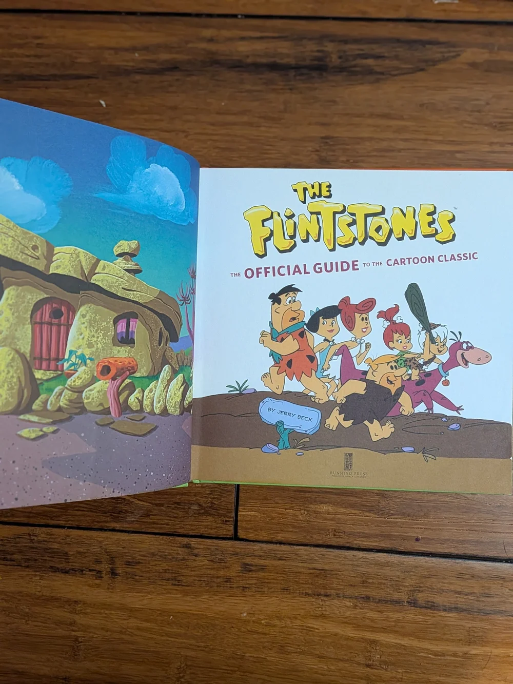 The Flintstones Official Guide - Orange & Blue Hardcover